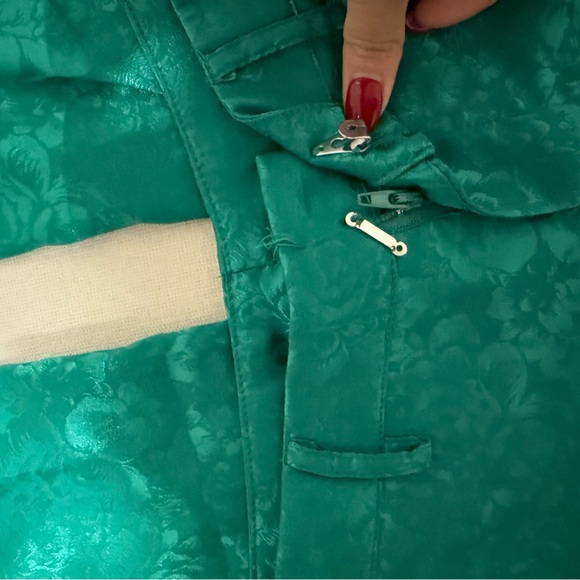 12th Tribe Emerald Green Women's Pants Set - Picture 4 of 4